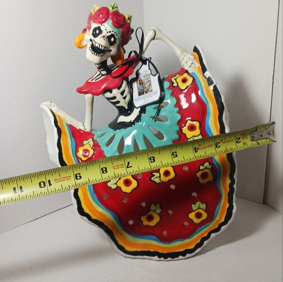 Blue Sky Clayworks Halloween Catrina Day Of The Dead Skeleton Heather Goldminc - Picture 8 of 8